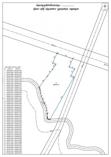 🚧 ដីលក់ជាប់ផ្លូវសាធារណៈ ៦០ម៉ែត្រ – តំបន់អភិវឌ្ឍន៍លឿន