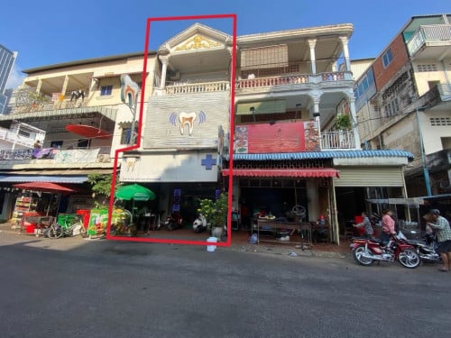 ផ្ទះអាជីវកម្មលក់បន្ទាន់ ទីតាំង សង្កាត់ផ្សារដេប៉ូទី៣ ខណ្ឌទួលគោក, Urgent sale