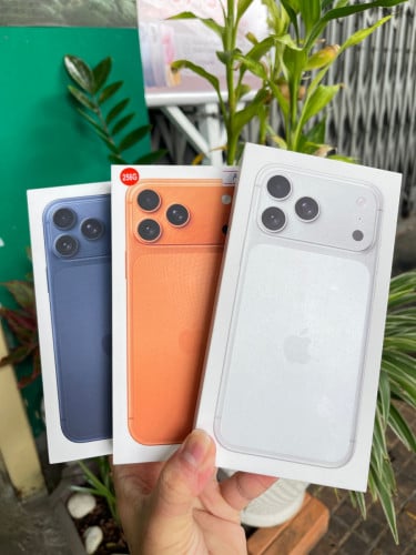 17 Pro Max no active LL/A eSIM Orange & Blue ថ្មីប្រអប់តម្លៃពិសេសជូន