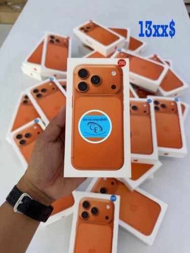 17 Pro Max no active LL/A eSIM Orange & Blue ថ្មីប្រអប់តម្លៃពិសេសជូន
