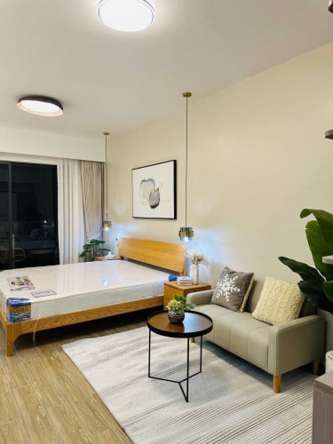 Beautiful studio at condo morgan high floor good view