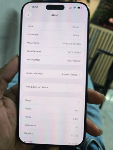 iPhone 16 pro max 512G