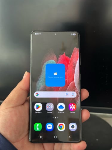 Samsung S21 Ultra ទូរស័ព្ទសានុំហ្សុីន ដើរលឿនថ្មកាន់ អេក្រង់ស្អាតអត់ដាន អត់ជាំ