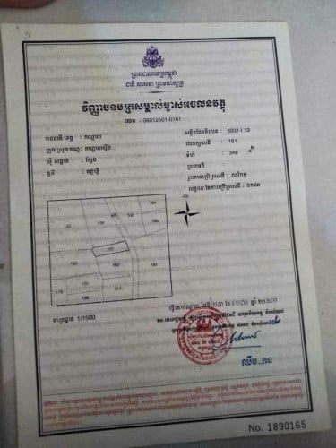 ដីលក់ប្លង់រឹង តម្លៃក្រោមទីផ្សារ