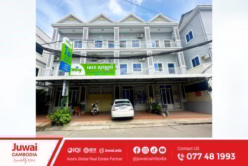 ផ្ទះលក់ ក្បែរសួនកាណាឌីយ៉ា វេងស្រេង 077481993