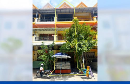 ផ្ទះលក់ | បុរីពិភពថ្មីឈូកមាស 077481993