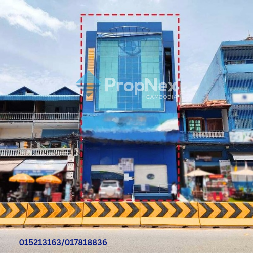 អាគារ 2 ល្វែងលើផ្លូវធំ271 លក់ មានចំណូលស្រាប់ពីការជួល