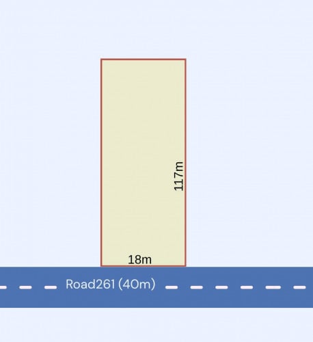 ដីដាក់លក់បន្ទាន់ #ផ្លូវ261(40m)
