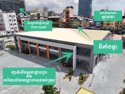 ផ្ទះ លក់ (ជាន់ទី២ ជិតមាត់ទន្លេរ ផ្សាកណ្តាល) Flat for Sale (Street 172)