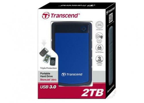 Ext StoreJet 2.5 2TB SATA H3 TS2TSJ25H3P Portable HDD, StoreJet H3, Purple, Anti-shock