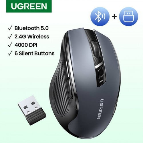 Mouse Ugreen Wireless+Bluetooth 90855 4000DPI