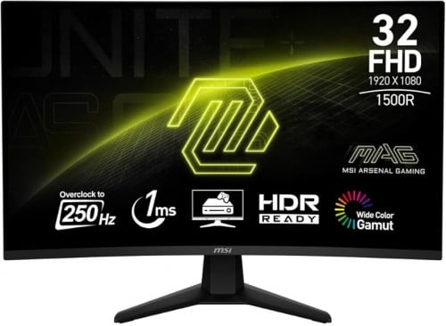 MSI MAG 32C6X ( 31.5"""" Curved / FHD, VA / HDR Ready / 250Hz (OC)