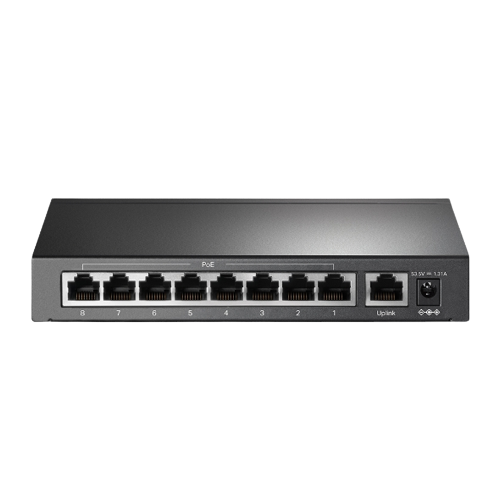 TP-Link TL-SF1009P 9-Port 10/100Mbps Desktop Switch with 8-Port PoE+