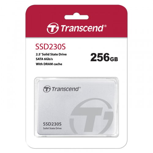 Transcend 256GB SSD230S 2.5" SSD SATA III 6Gb/s, TLC,Aluminum case(R/W 530 MB/s)(TS256GSSD230S)