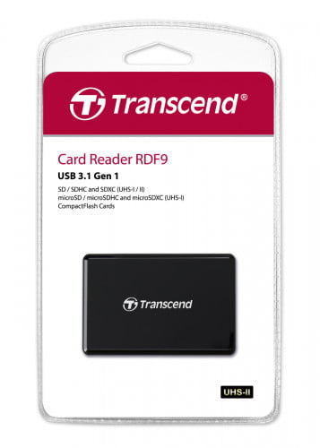 Transcend All-in1 UHS-II Multi Card Reader, USB 3.1 Gen 1, TS-RDF9K2
