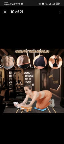 កង់រុញទ្រ6ហាត់ក្បាលពោះ Automatic Rebound Abdominal Wheel with 6 Elbow Supports
