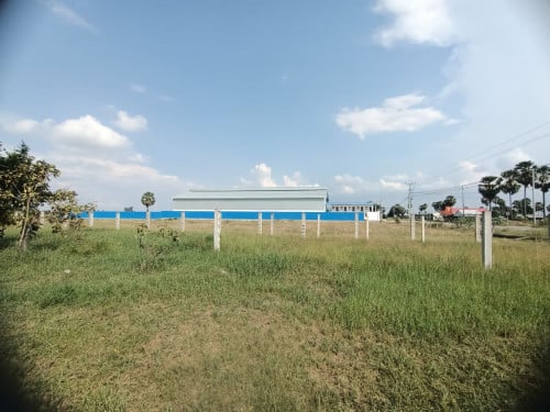 ដីលក់ឬជួល លើផ្លូវកៅស៊ូ៣០ម៉ែត្រ ជាប់រោងចក្រ ជិតសួនឧស្សាហកម្មក្រសួងការពារជាតិ C01