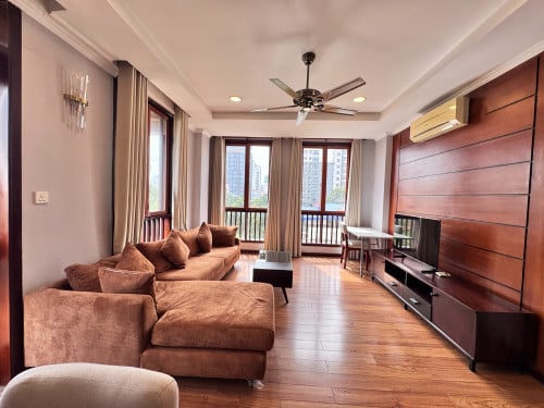 Beautiful 2BR Wooden Apt For Rent In BKK1