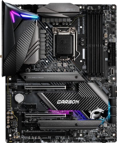 Board MSI MPG Z490 Gaming Carbon wifi for CPU intel 10 and 11 Gen (នៅស្អាត ធានាមួយខែ)