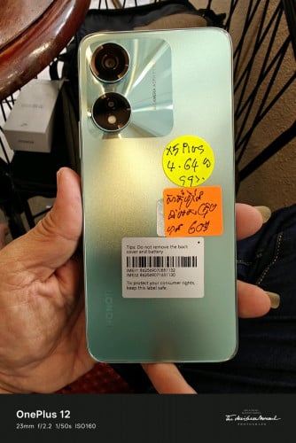 Honor X5Pius 4g64gសានុំហ្សីនទាំអសក្