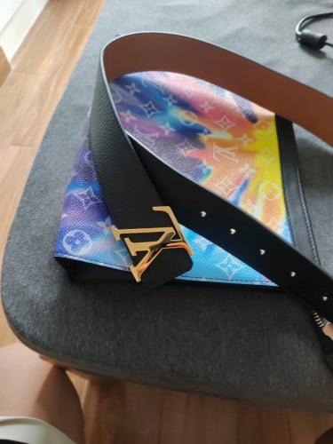 Louis Vuitton Belt M9151 Black Leather