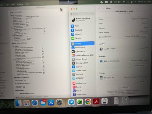 MacBook Air M3 15 inch VIP Spec Ram 24gb SSD512gb