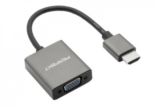Perfekt HDMI to VGA Female Aluminum Adapter