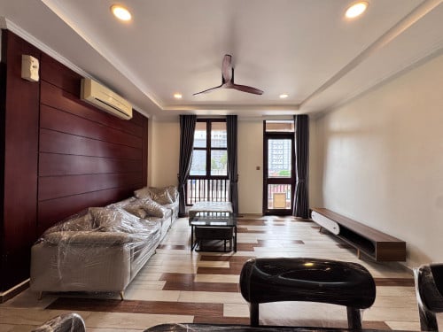 Spacious 3BR Wooden Apt For Rent In BKK1- New Furniture