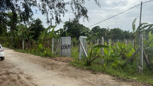 ដីលក់នៅជាប់សង្កាត់ព្រែកថ្មី ខ័ណ្ឌច្បារអំពៅ  ជិតវឌ្ឍនវាយកូនគោល និងរោងចក្រកាត់ដេរយីដា