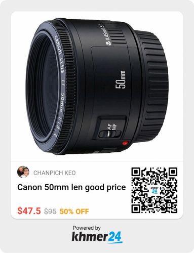 50mm Len for Canon Camera