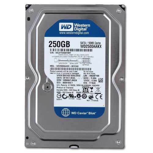 Hard disk SATA Desktop 250GB ..   $8.5
