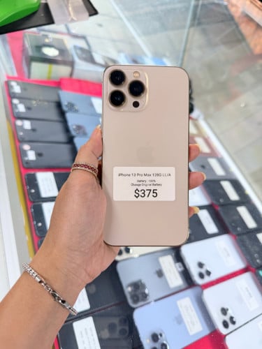 iPhone 13 Pro Max ​ 128G ​LL/A ដូរថ្មហ្ស៊ីន​ មួយទឹក​អាមេរិក​