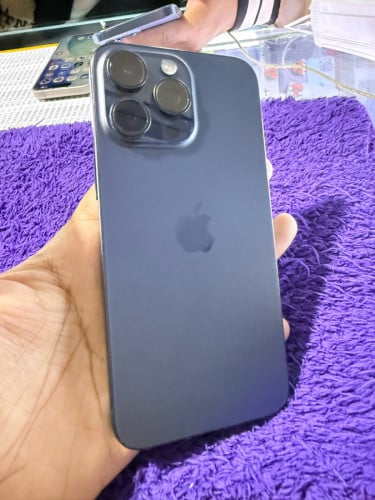 iPhone 15Pro Max 256G Z/P 98% ហ្សុីនសំណុំណែន មានឆ្នាំងសាក