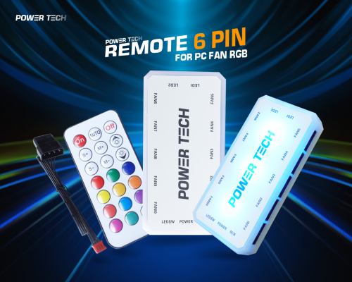 Power Tech Remote Controller use with RGB Fan 6Pin
