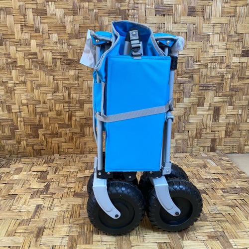 Sun Squad Collapsible Beach Wagon- Blue
