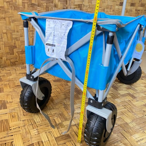 Sun Squad Collapsible Beach Wagon- Blue
