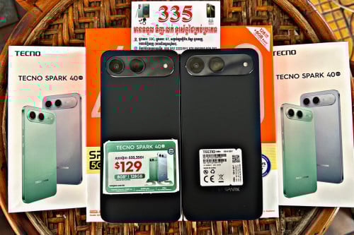 Tecno Spark 40 5G ថ្មី Ram 8G/Memory 128GB