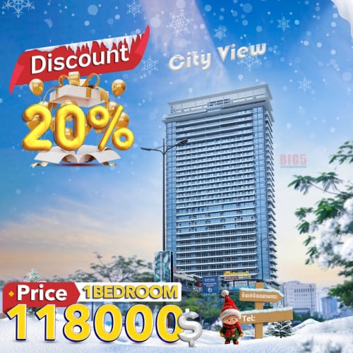 15%-20% OFF|1-BED|Beung Kok|City View