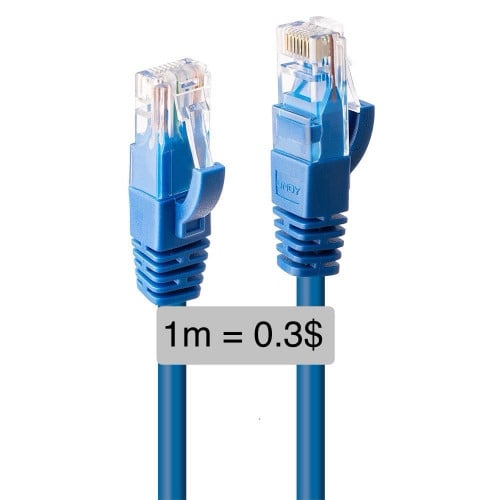 1m = 0.3$ ខ្សែណែតវើក Cat6 Network Cable