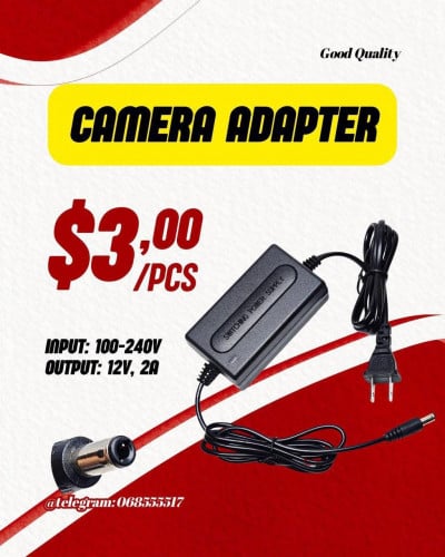 adapter 12V 2A good Quality for Camera Security