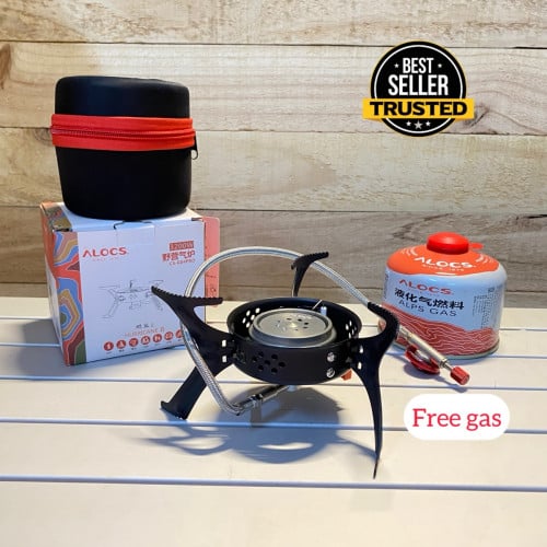 ALOCS CS-G04PRO Foldable Portable 3500W Cooking Gas Stove for Outdoor Backpacking Hiking Camping