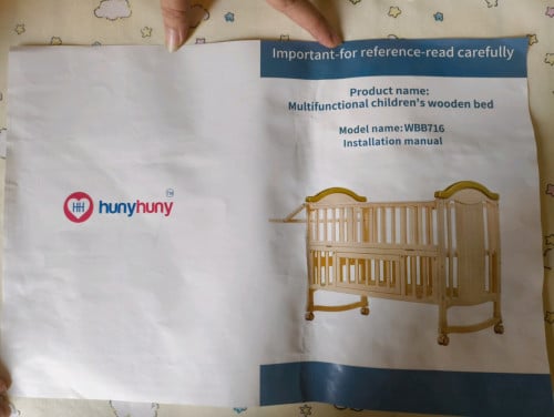 children's wooden bed