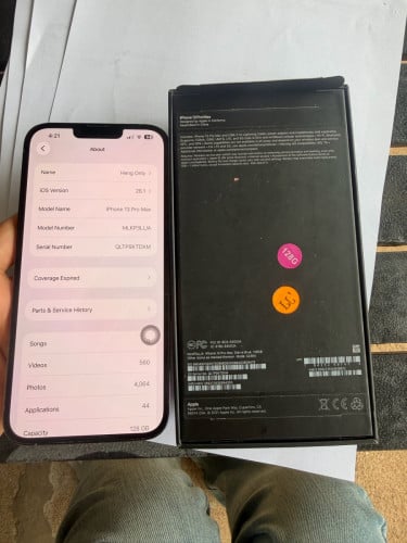 iPhone 13 Pro Max 128g blue SHV