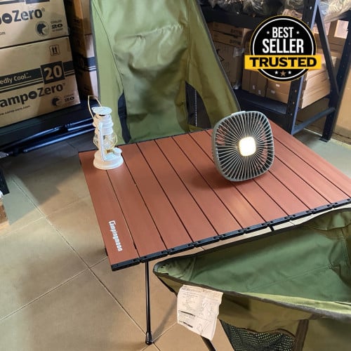New Multifunctional  Table Folding Picnic Table Aluminum Alloy Camping Portable Outdoor 56*15*17.5cm