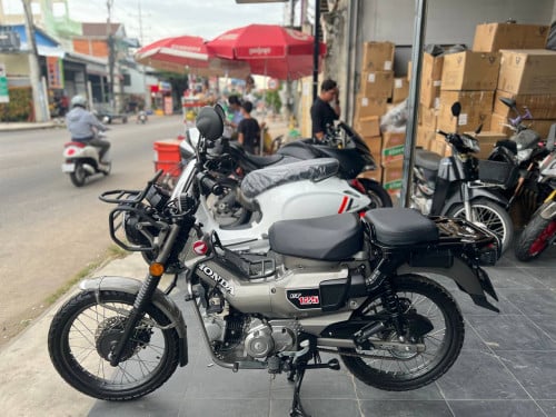 ម៉ូតូជប៉ុន Honda CT125 2024 មួយទឹក ស្លាកលេខ នៅខ្ចីស្អាត មានគ្រឿងលេងខ្លះ