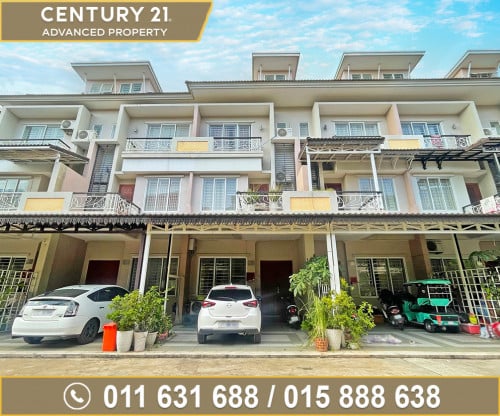 🏘 វីឡាកូនកាត់ (LA) សម្រាប់ជួល ក្នុងបុរី ប៉េងហួតបឹងស្នោ