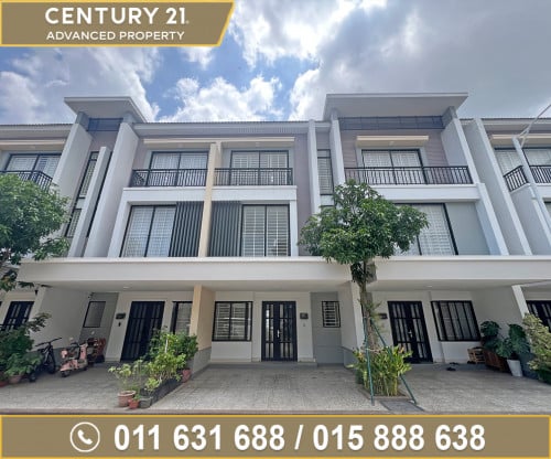 🏘 វីឡាកូនកាត់ (LC2) សម្រាប់ជួល ក្នុងបុរី ប៉េងហួតបឹងស្នោ
