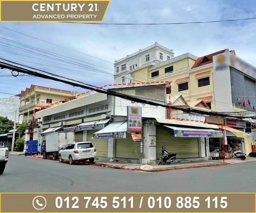 🏠 ផ្ទះអាជីវកម្ម 2ល្វែង (កែង) សម្រាប់ជួល នៅជិតផ្សារអូឡាំពិក