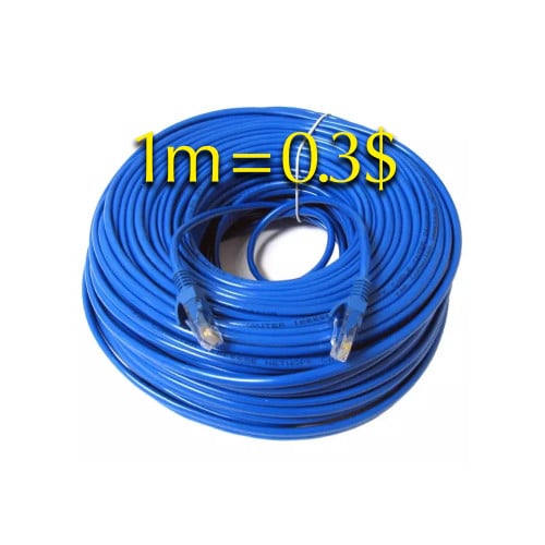 1m = 0.3$ ខ្សែណែតវើក Cat6 Network Cable