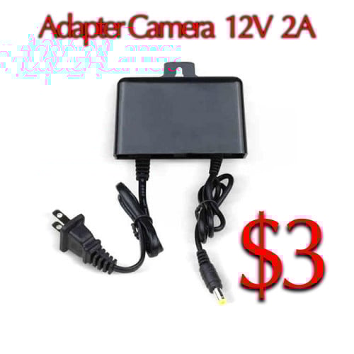 adapter Camera ដុំភ្លើងកាមេរ៉ា 12V 2A